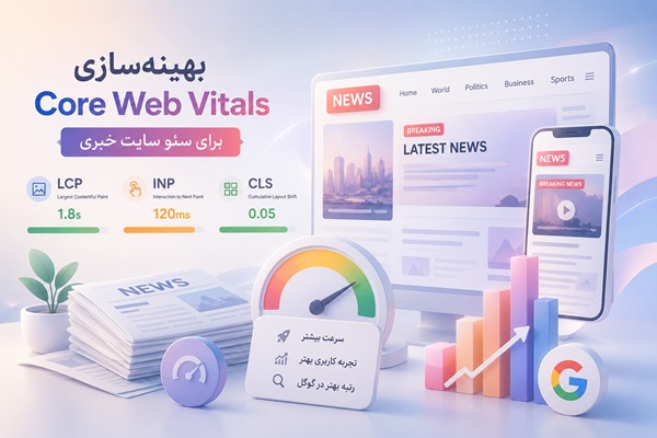بهینه‌سازی Core Web Vitals در سئو سایت خبری